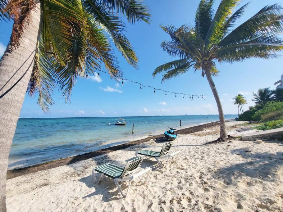 2 Rooms Apartment With Private Beach In Puerto Juarez カンクン エクステリア 写真