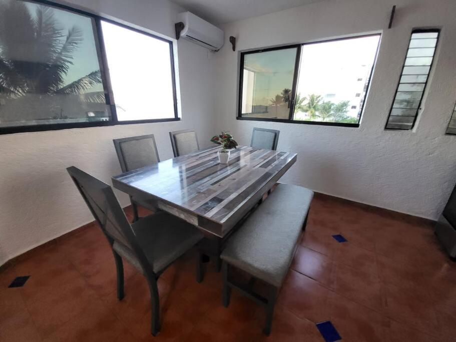 2 Rooms Apartment With Private Beach In Puerto Juarez カンクン エクステリア 写真